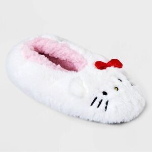 🐱New Hello Kitty Women’s Fuzzy Slipper Socks Size S/M (5.5-7.5)🐱